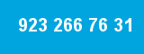 923 266 76 31 923 266 76 31